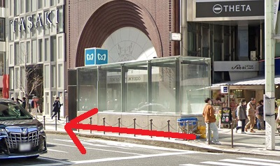 ラココ銀座本店アクセス①