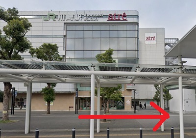 ラココ川崎駅前店アクセス①