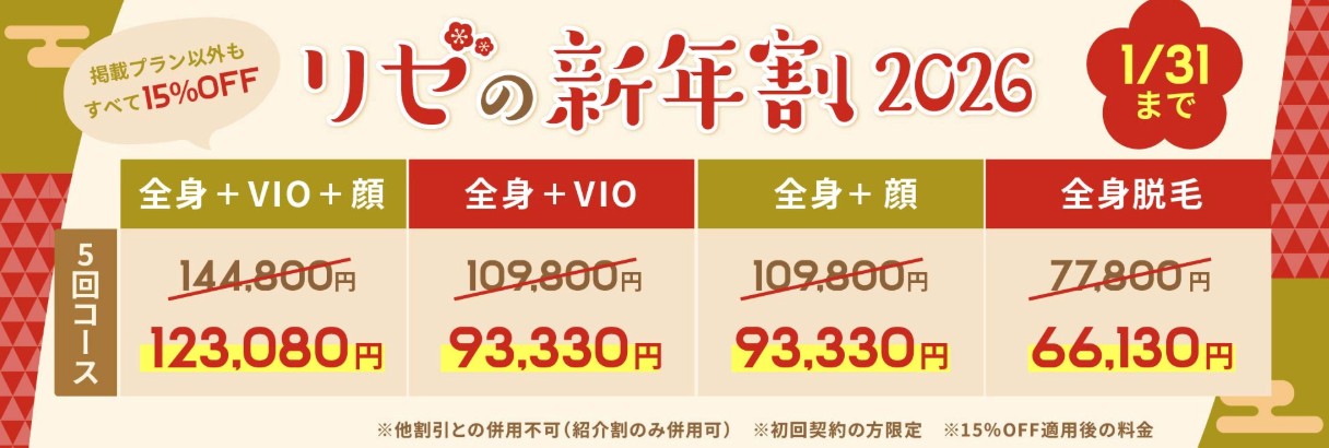 リゼクリニック割引キャンペーン