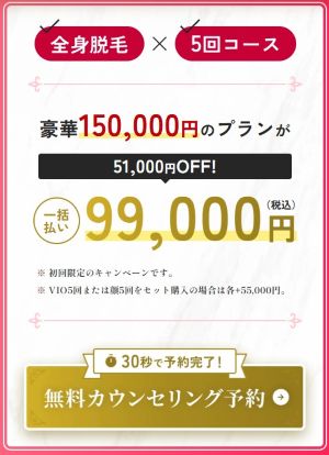ルナビューティクリニックキャンペーン