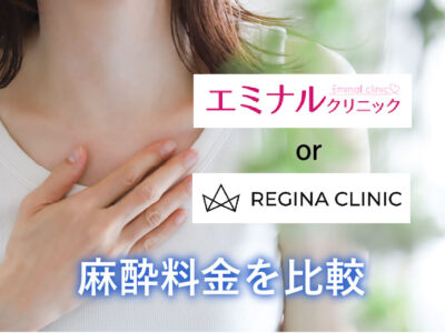 エミナルクリニックorレジーナクリニック_麻酔料金